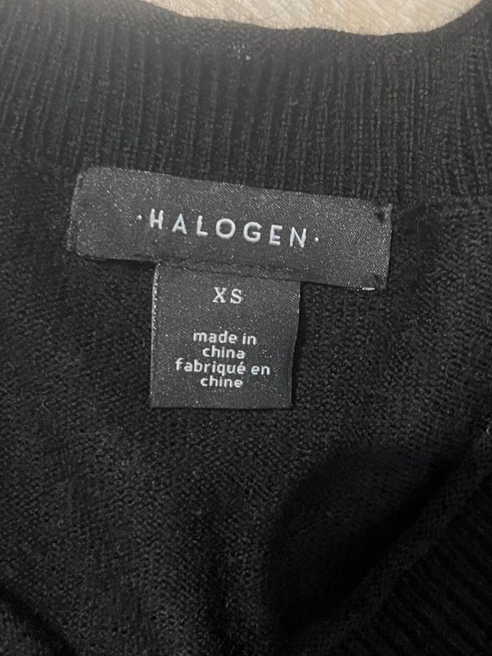 Merino wool blend Halogen women's XS workout top/sweater/underlayer - Picture 3 of 4